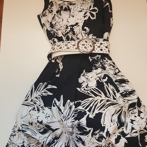 White House Black Market Floral Print Dress 6
